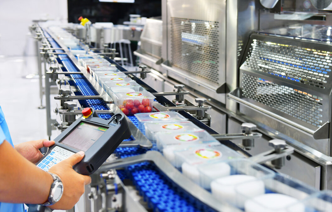 Sistema inkjet integrato su nastro trasportatore industriale