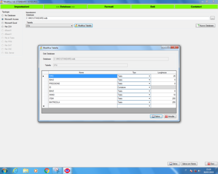 Codice Data Matrix realizzato con marcatura laser