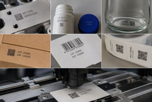 Esempi di materiali diversi per la marcatura industriale