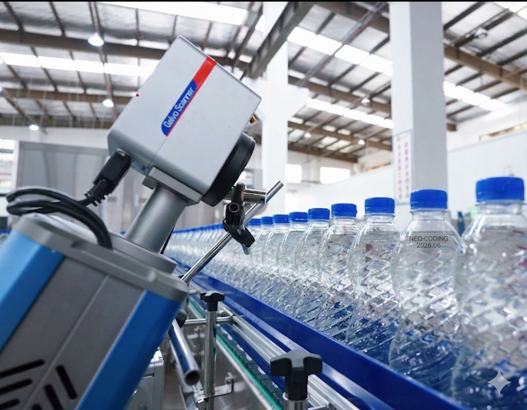 Linea di confezionamento con marcatura laser su packaging