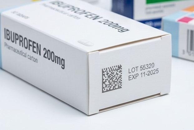 Stampante inkjet industriale su linea di confezionamento