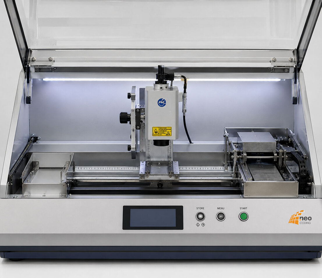 Sistema laser per marcatura industriale