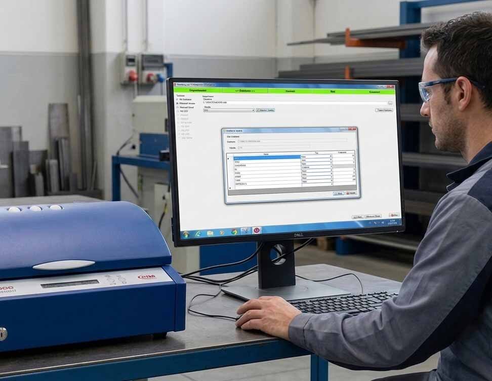 Codice Data Matrix realizzato con marcatura laser