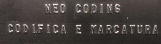 Punzonatura targhe per matricole- service